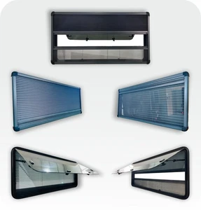 Ausstellfenster 600x500mm Echtglas Wohnmobil Wandstärke 27-40 mm - Bild 1 von 4