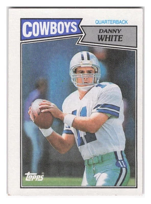 1987 Topps #261 Danny White Dallas Cowboys - Image 1 of 2