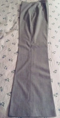 Pantalones de vestir grises Fabrizio Gianni para mujer hilo plateado brillante sutil talla 2 nuevos sin etiquetas Foto 1 de 4