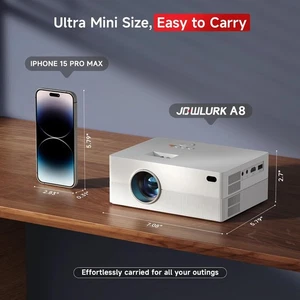 Mini Projector w/ WiFi and Bluetooth Native 1080P Portable Projector Support 4K - Picture 1 of 6