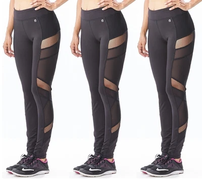 Paquete de 3 leggings para mujer de algodón premium, pantalones de yoga Foto 1 de 4