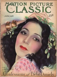 Motion Picture Classic Magazine January 1929, Vol XXVIII No 5, Bebe Daniels Cove - Picture 1 of 5