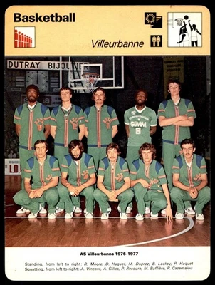 Sportscaster 1977 #26-24 Villeurbanne - Baloncesto EX Foto 1 de 2