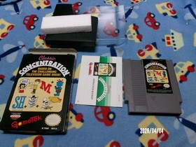 #929 Classic Concentration (Nintendo, NES) CIB Complete - Tested