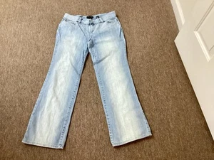 Ideology Low Rise Light Wash Blue Jeans, Sz 6P, Low Rise Bootcut - Picture 1 of 9