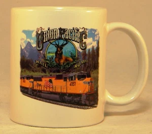 Union Pacific RR Overland Route 12 oz Collectible Coffee Mug - Picture 1 of 2