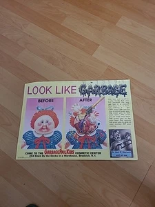 VTG. POSTER GARBAGE PAIL KIDS BEFORE AFTER POSTER - Picture 1 of 8