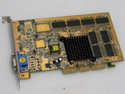 nVidia Riva TNT2 M64, 32MB SDR, 64 BIT, AGP 2x/4x, CTNT2VSD, VIDEO CARD, WORKING - image 1 of 4
