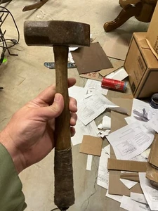 VINTAGE ANTIKER HUBBARD "H SCHILD" #2 KREUZHAMMER - Bild 1 von 2
