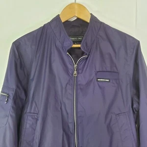 Members Only Damen Classic Iconic Racer Kurzjacke Lila Gr. XL Vintage - Bild 1 von 11