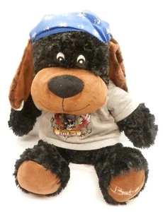 Brett Michaels Biker Hound Dog "Pet's Rock" w/Doo-Rag Plush Stuffed Animal 19" - Picture 1 of 4
