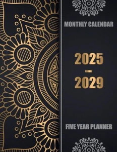 2025-2029 Five Year Planner: Monthly Calendar and Organizer - Picture 1 of 1