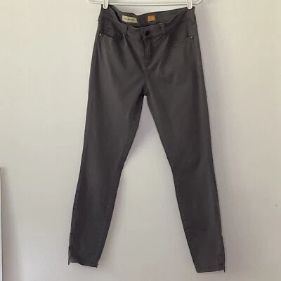 Pilcro and the Letterpress Pants Womens 29 Gray Ankle Zip Stretch - Imagem 1 de 4