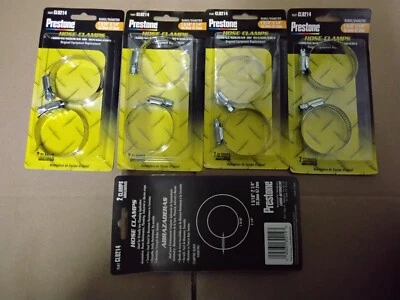 10件装Prestone软管夹,Abrazaderas尺寸28(33至57毫米)优质高Qlt — 第 1/4 张图片