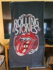 Rock With An Official Rolling Stones Beach & Concert Towel Quick Dry 64"X34"  - Picture 1 of 3