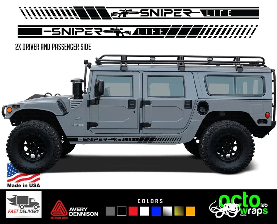 подходит HUMMER H1 запчасти стороны снайпер наклейка аксессуары колеса alpha duramax - Изображение 1 из 2