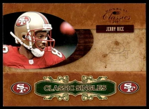 2007 Donruss Classics #CS-19 Jerry Rice FOOTBALL San Francisco 49ers - Picture 1 of 2