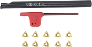 1* SNR 0010K11 10mm CNC Internal Threading Turning Tool + 10Pcs MMT11IR AG60 - Picture 1 of 3