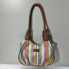 Rosetti New York Multi-color Double Handle Purse Snap Closed Spring Summer Bag