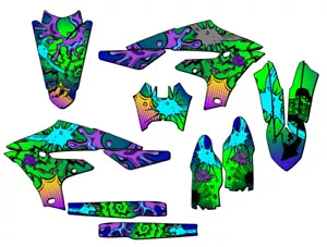 2018-2022 fits CYCRA POWERFLOW YZ 450 F ZANY Blue Senge Graphics Kit Compatible - Bild 1 von 10