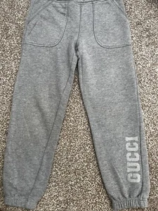 GIRLS GUCCI JOGGERS -GREY UK SIZE -5YRS - Picture 1 of 7