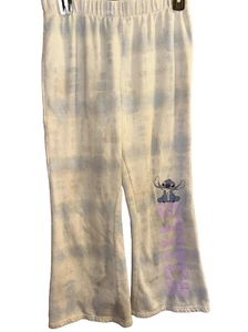 STITCH Girl Flare Sweatpants Girls Sz L / 10 12 Colorful With Pockets Soft pants - Picture 1 of 10
