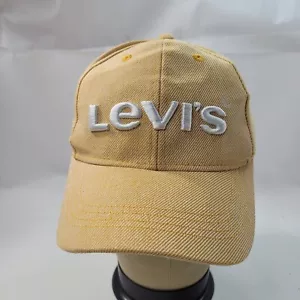 Gorra de béisbol juvenil Levi's gorra amarilla con cierre a presión - Imagen 1 de 9