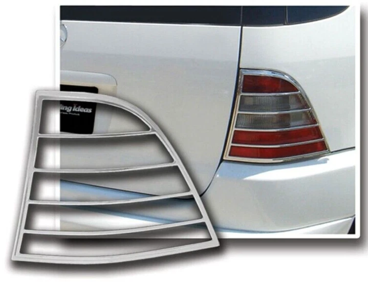 适用于梅赛德斯奔驰 M 级 1998 - 2005 铬尾灯边框盖装饰 — 第 1/1 张图片