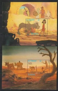 ST VINCENT DISNEY STAMPS 1992 WD SHORT FILM THE SMALL ONE SS X2 MNH - DIS214 - Picture 1 of 1
