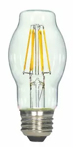 (Pack of 12) Satco S9576, 6.5BT15/CL/LED/E26/27K/120V LED Light Bulb - Picture 1 of 1