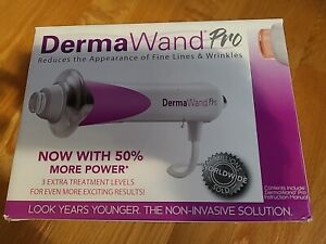 DermaWand Pro High Frequency Wand Bag Beauty Guide Preface Treatment New 