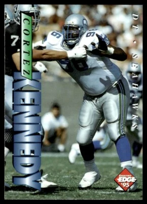 1995 Collector's Edge #184 Cortez Kennedy Seattle Seahawks - Image 1 of 2