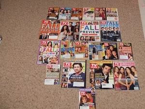 Fall Preview TV Guide: 2000-2009, 10 issues; 2007 Sneak Peak; 2000-08 Return Fav - Picture 1 of 24