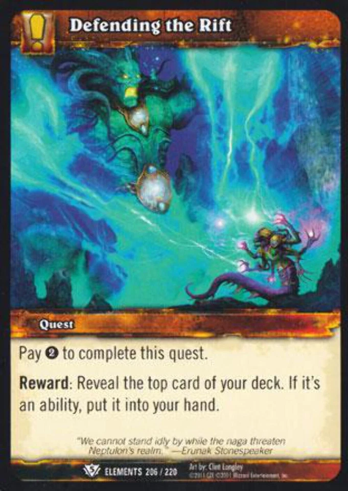 World of Warcraft TCG Defending the Rift - War of the Elements 206/220 - Image 1 of 1