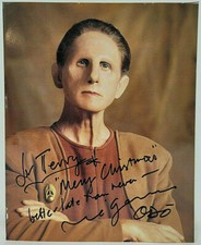 Star Trek Deep Space Nine Rene Auberjonois Odo Autographed Photo 1993 Classico