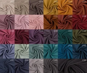 French Terry Maike Melange von Swafing- Meterware- 50 cm - Ökotex- unangeraut - Bild 1 von 36