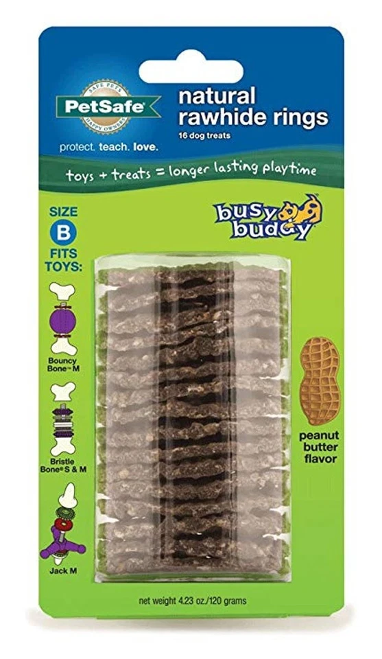 Anillo de regalo de juguete Busy Buddy recambios tamaño B anillo de recarga de cuero crudo Foto 1 de 1