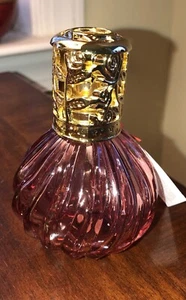 New 'Amber Swirl' Glass Effusion Lamp 4" tall - Picture 1 of 3