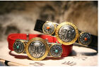 A24 Bracelet Animal Zodiac Signs Monkey Red Agate Turquoise Silver 925 Buddhist