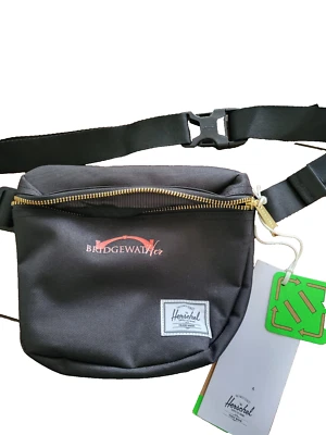 Herschel Supply Paquete de Cadera, Bandolera, Negro Cintura Paquete de Cadera Bolsillo con Cremallera Bolso Nuevo Foto 1 de 4