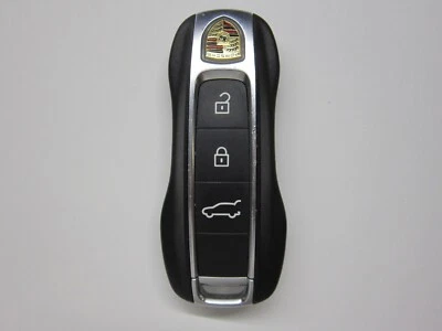USED OEM PORSCHE CAYENNE SMART KEY FOB TRANSMITTER ALARM IYZPK3 - Image 1 of 4
