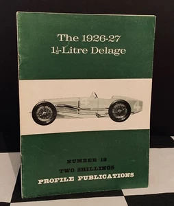 THE 1926-27 1 1/2 LITRO PERFIL PUBLICACIONES NÚMERO 18 FOLLETO LIBRO GP - Imagen 1 de 3