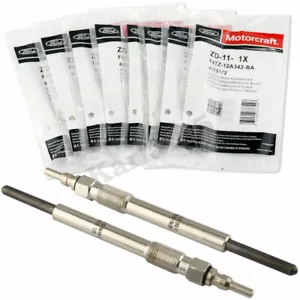 ZD-11 / ZD-11-B2 Set of 8 OEM Genuine Glow Plugs F4TZ-12A342-BA 8PCS - Picture 1 of 5