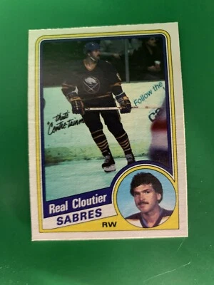 1984-85 O-Pee-Chee Real Cloutier Buffalo Sabres #19 - Image 1 of 2
