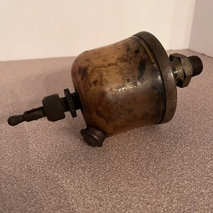Vintage Chicago "Gits" Gros. mfg. Co. Hit & Miss Engine Oiler Lubricator Brass - Picture 1 of 11