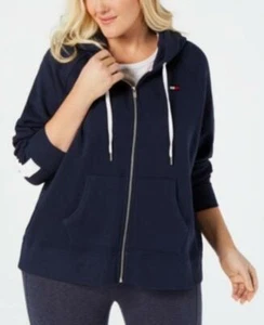 Tommy Hilfiger gestreifter Damen-Hoodie Übergröße 75 $ TINI {&} - Bild 1 von 2