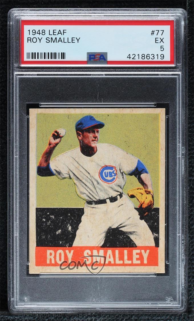 1948-49 Leaf Roy Smalley #77 PSA 5 Rookie RC