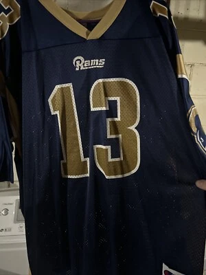 Camiseta deportiva del campeón de la NFL St Louis Rams Kurt Waned talla 48 XL Foto 1 de 4