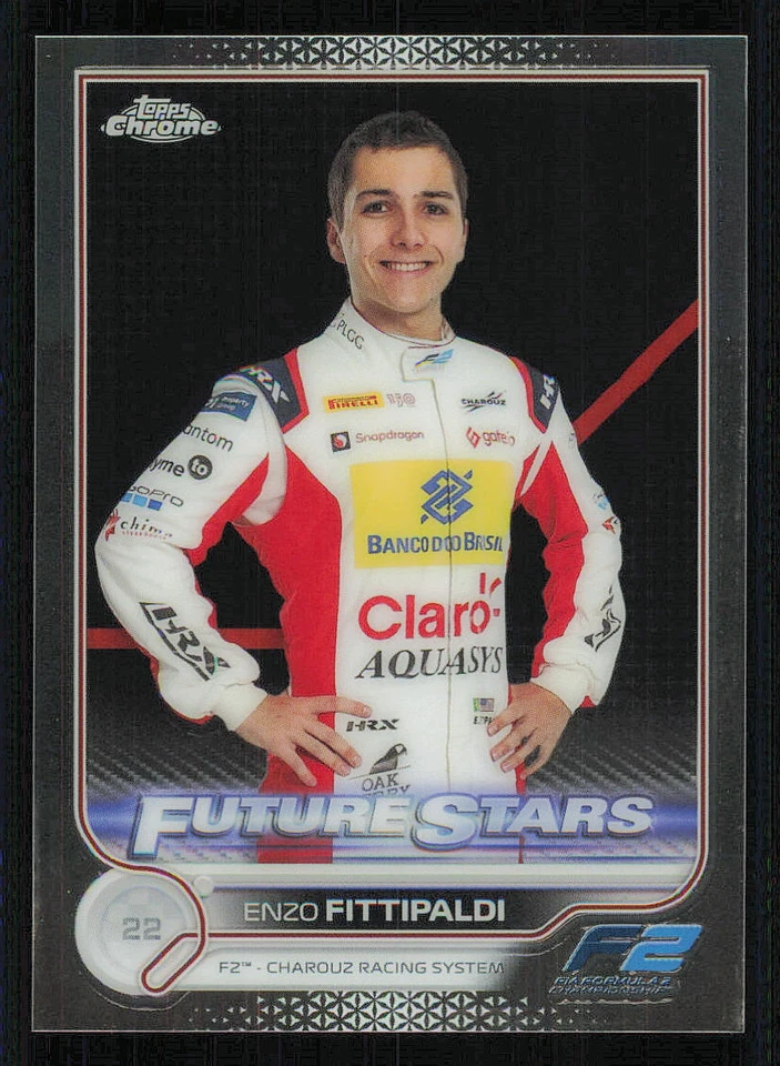 2022 Topps Chrome Formula 1 #95 Enzo Fittipaldi - Image 1 of 2