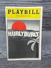Hurly Burly Playbill September 1984 Ethel Barrymore Theatre
